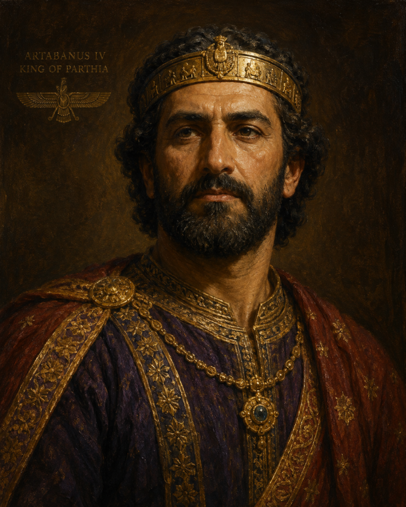 Portrait of Artabanus IV of Parthia