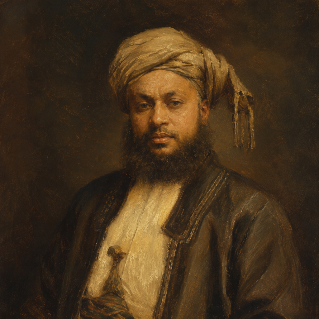 Portrait of Barghash bin Said of Zanzibar