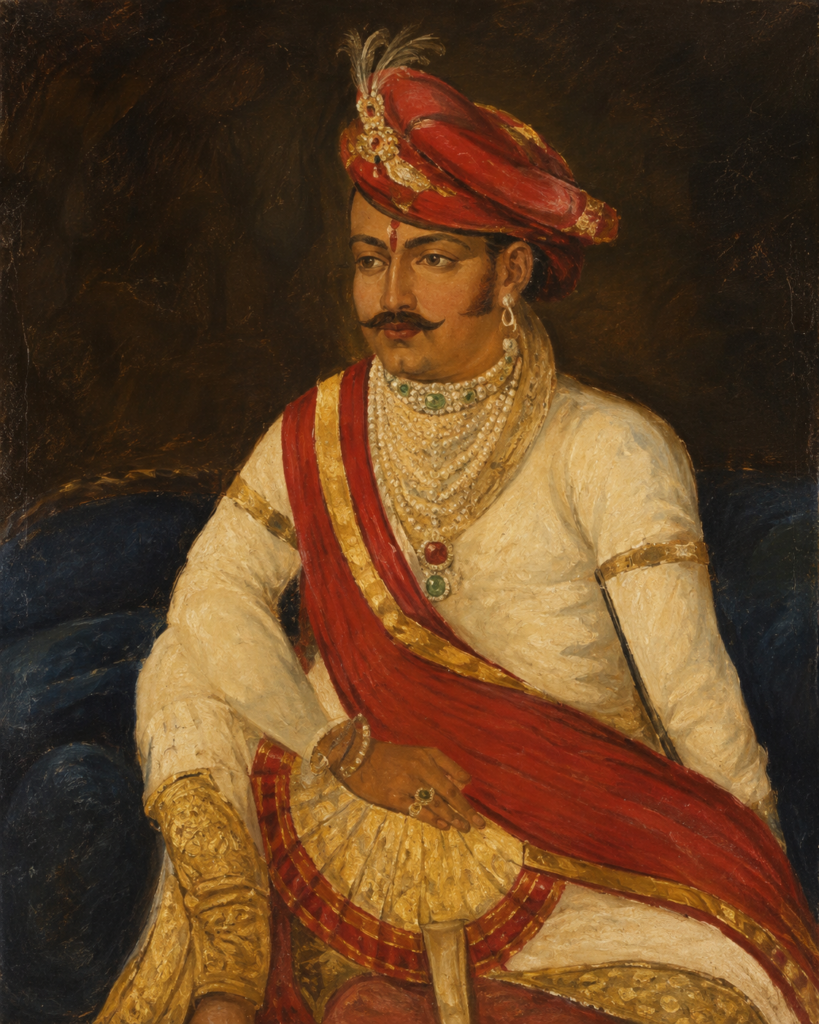 Portrait of Daulat Rao Scindia