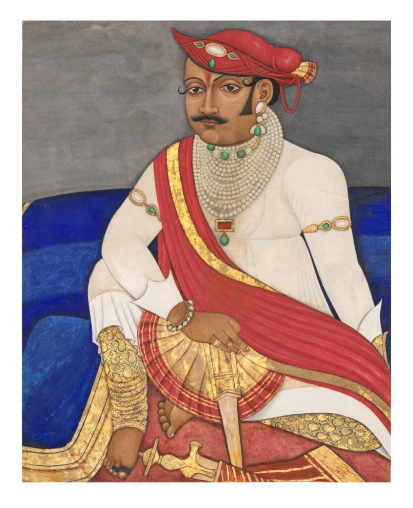 Portrait of Daulat Rao Scindia