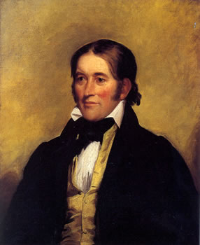 Portrait of Davy Crockett