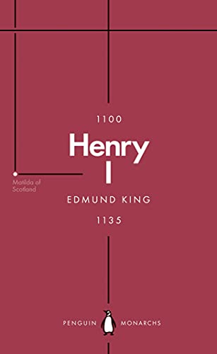 Henry I (Penguin Monarchs) cover