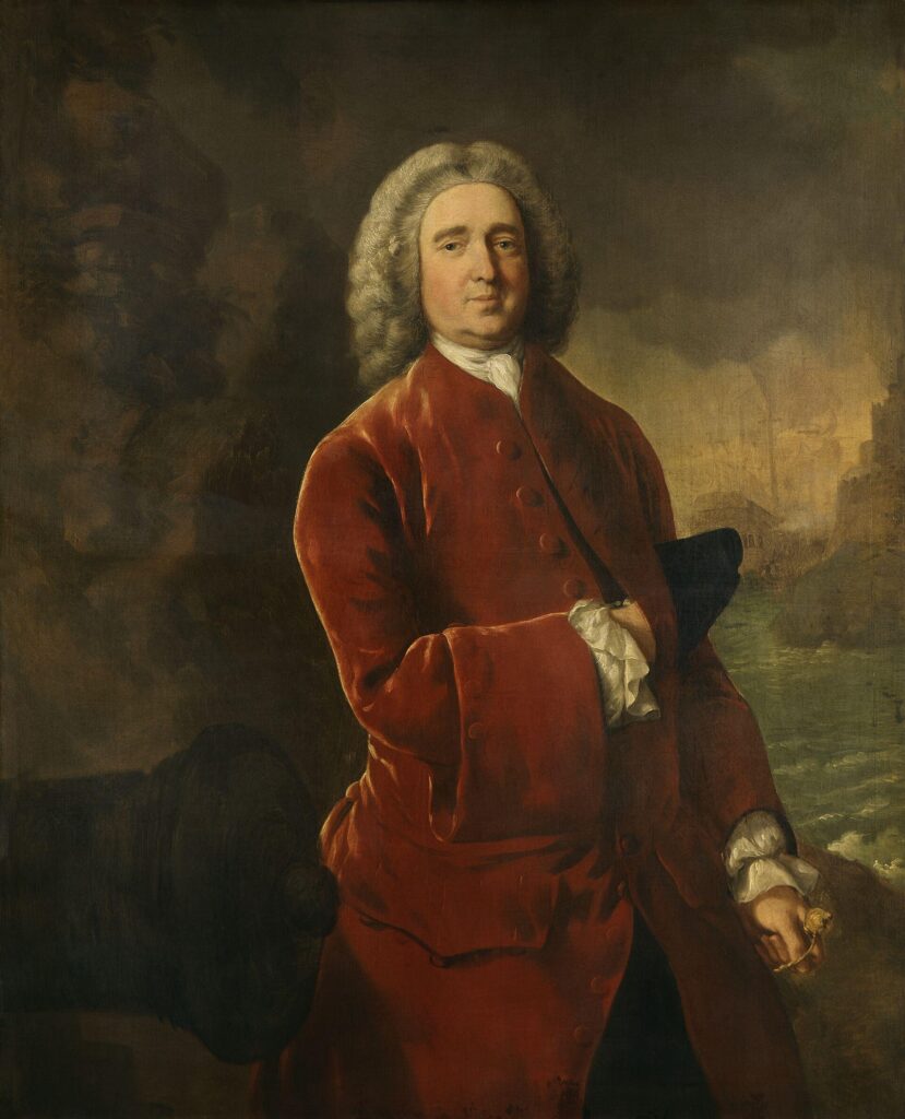 Portrait of Edward Vernon