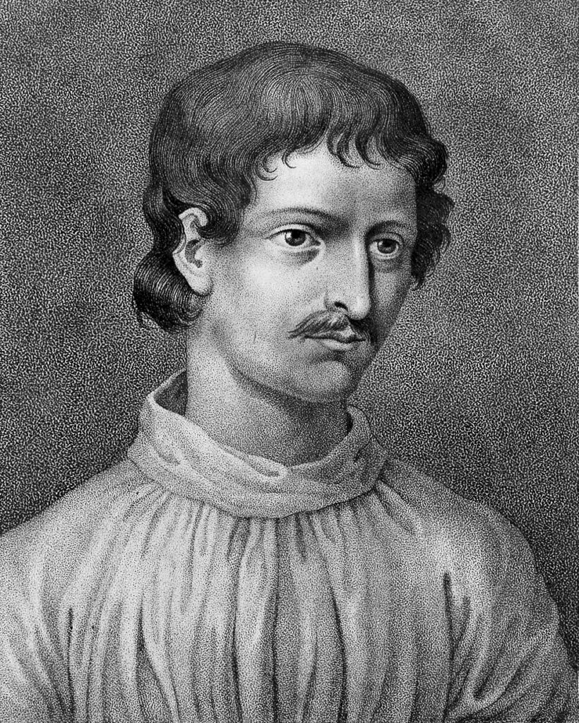 Portrait of Giordano Bruno