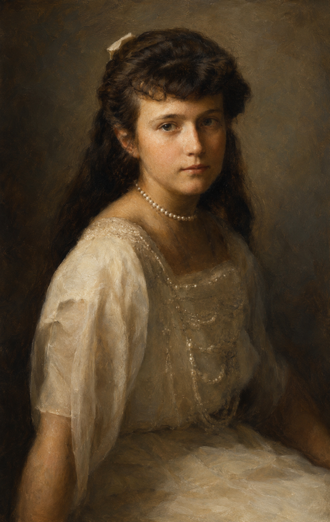 Portrait of Grand Duchess Anastasia Nikolaevna of Russia