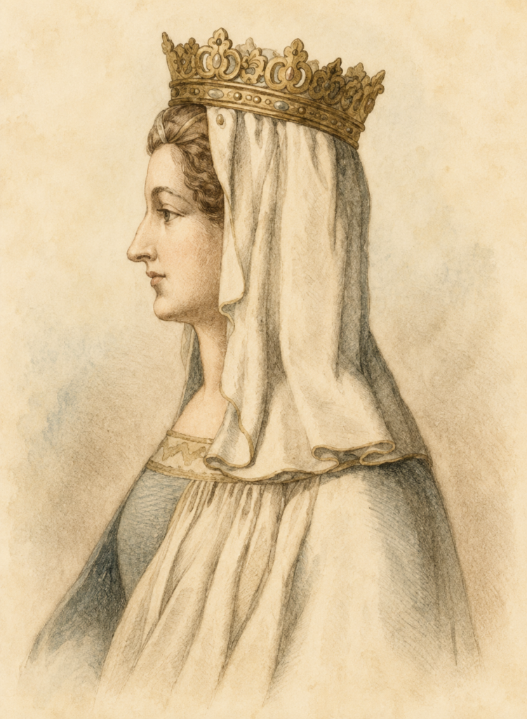 Portrait of Ingeborg of Denmark, Queen of Norway