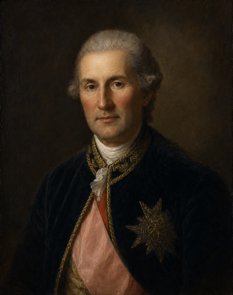 Portrait of Jean-Baptiste Donatien de Vimeur, comte de Rochambeau