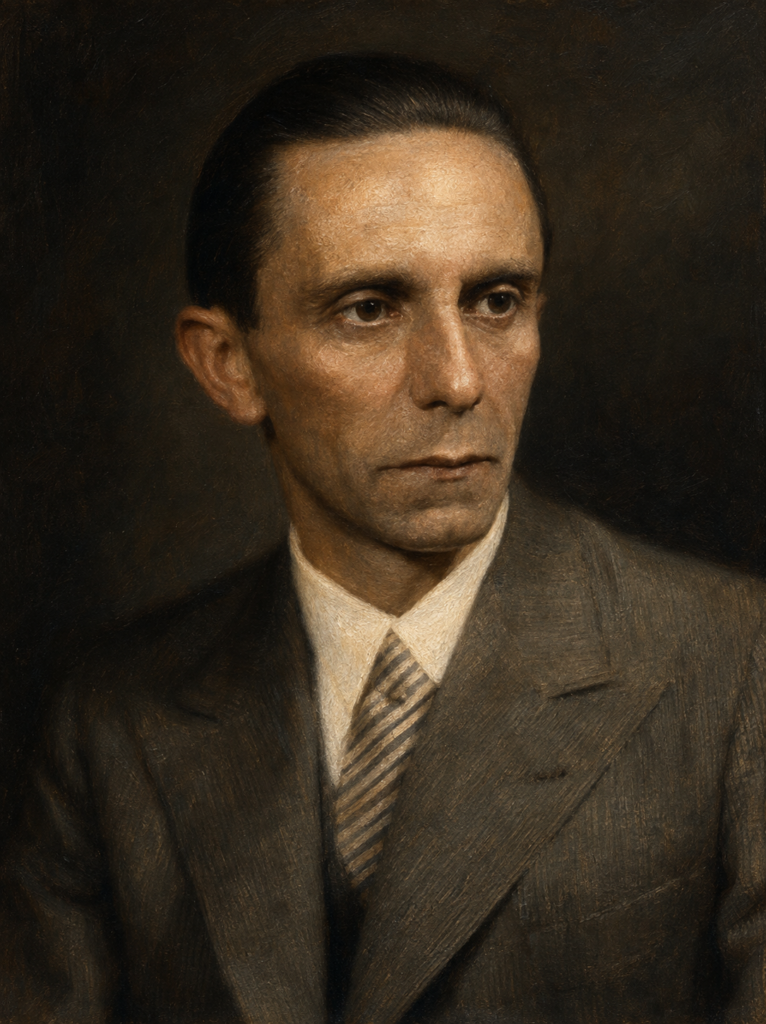 Portrait of Joseph Goebbels