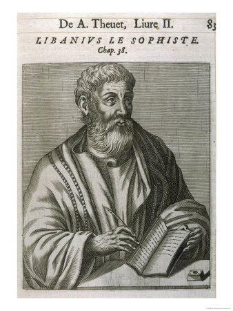 Portrait of Libanius