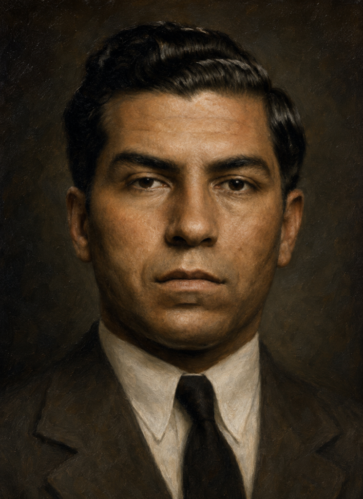 Portrait of Lucky Luciano