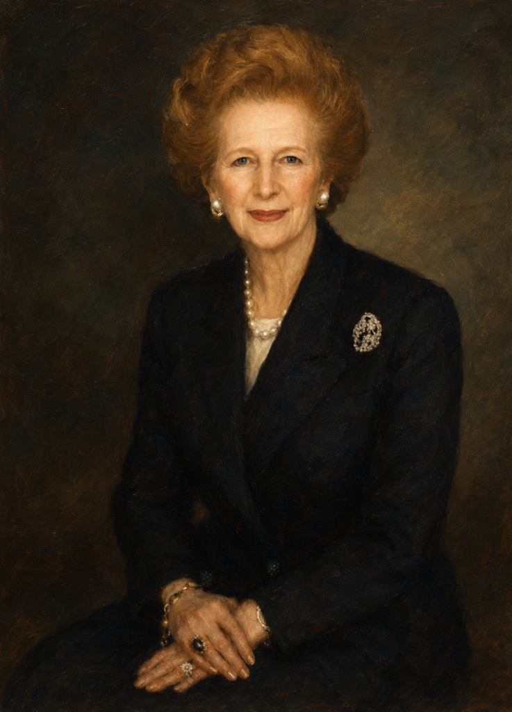 Portrait of Margaret Thatcher
