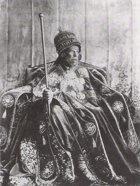 Portrait of Menelik II