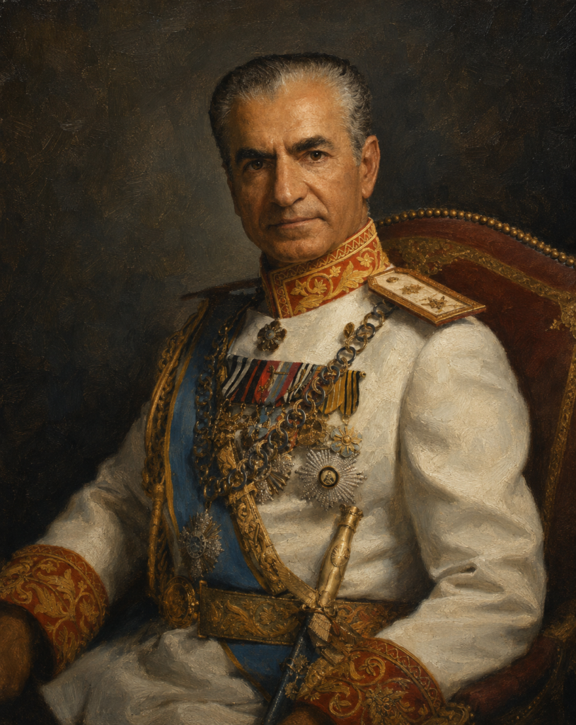 Portrait of Mohammad Reza Pahlavi