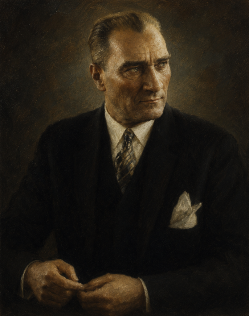 Portrait of Mustafa Kemal Atatürk