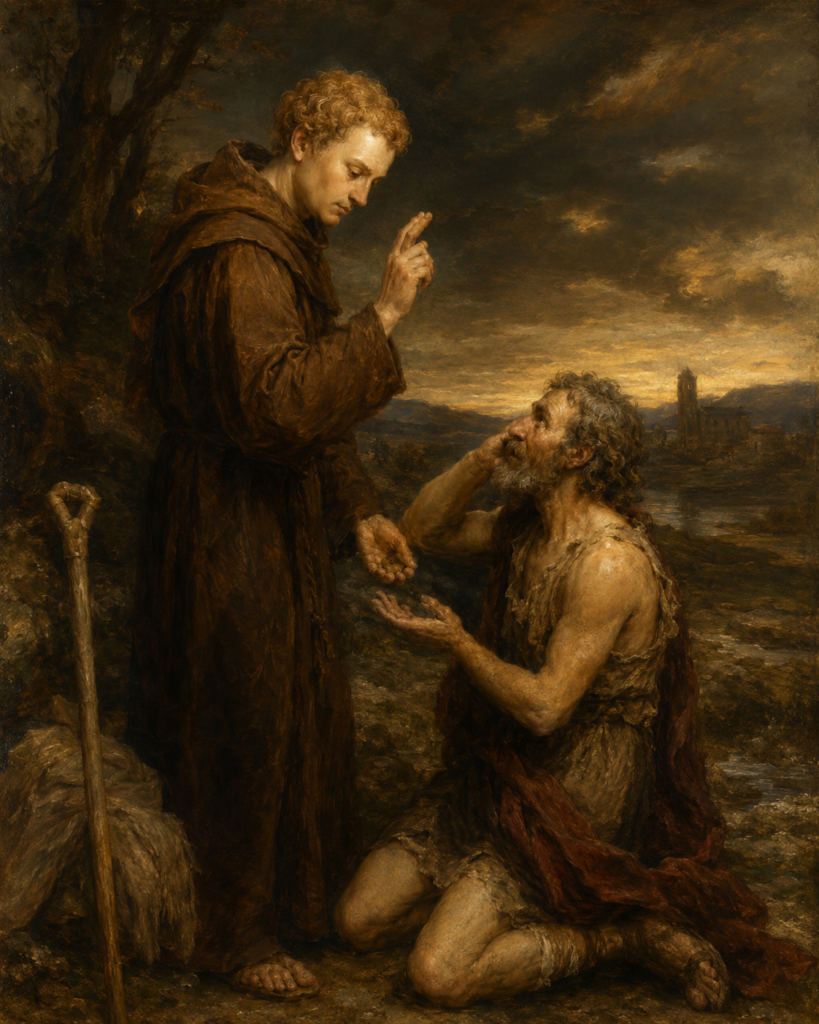 Portrait of Saint Mungo