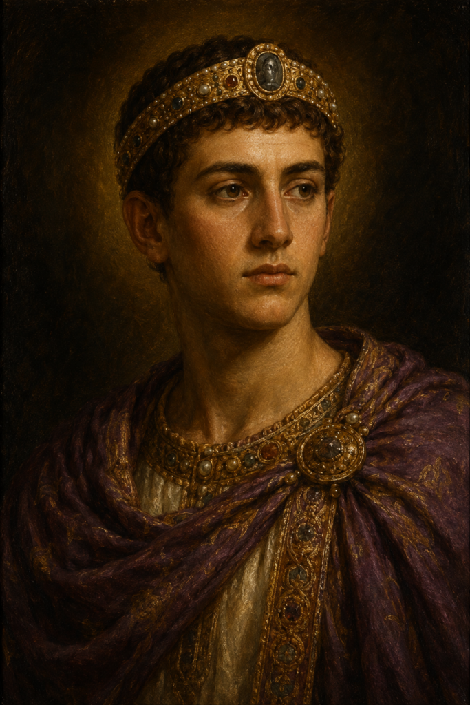 Portrait of Valentinian III