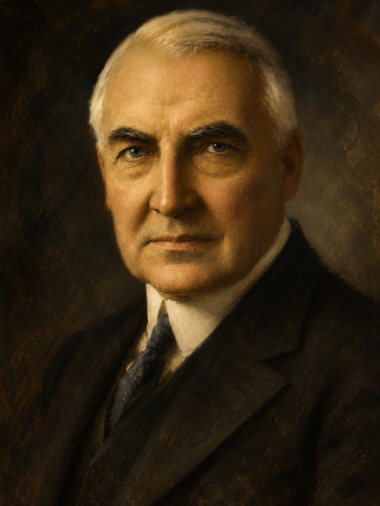 Portrait of Warren G. Harding