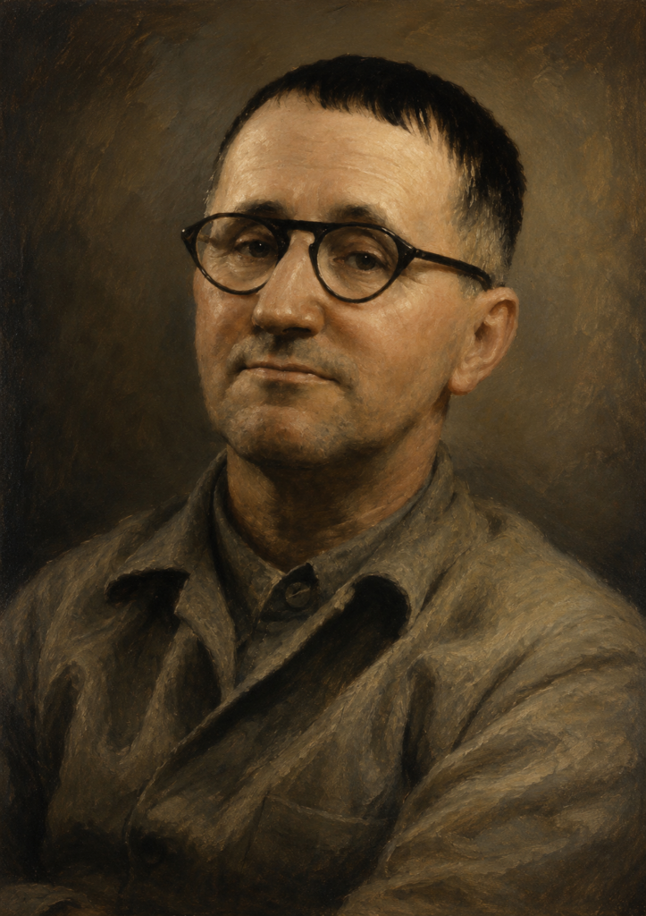 Portrait of Bertolt Brecht