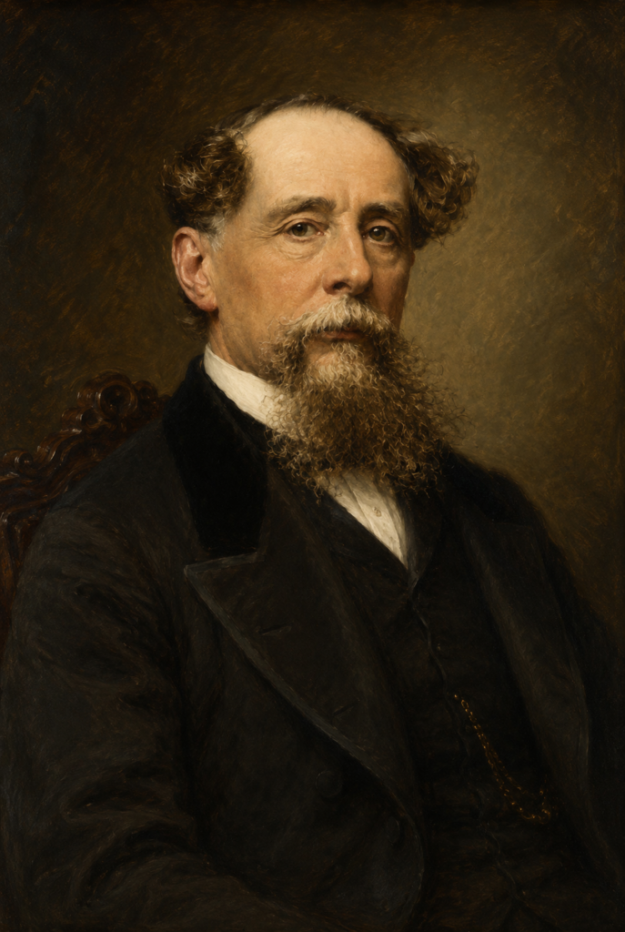 Portrait of Charles Dickens