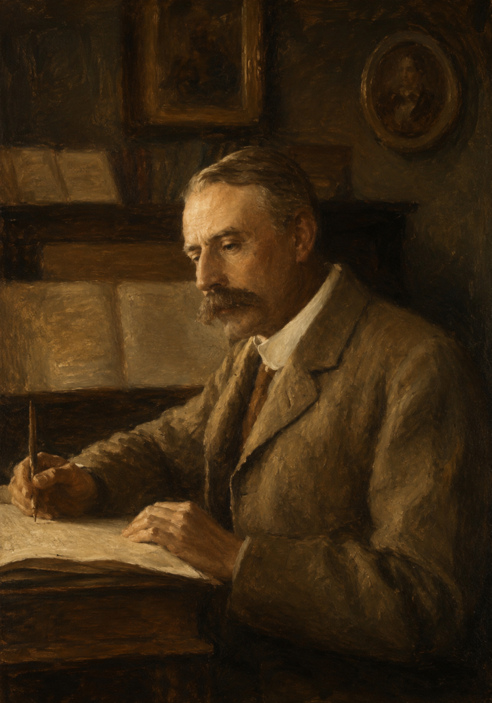 Portrait of Edward Elgar