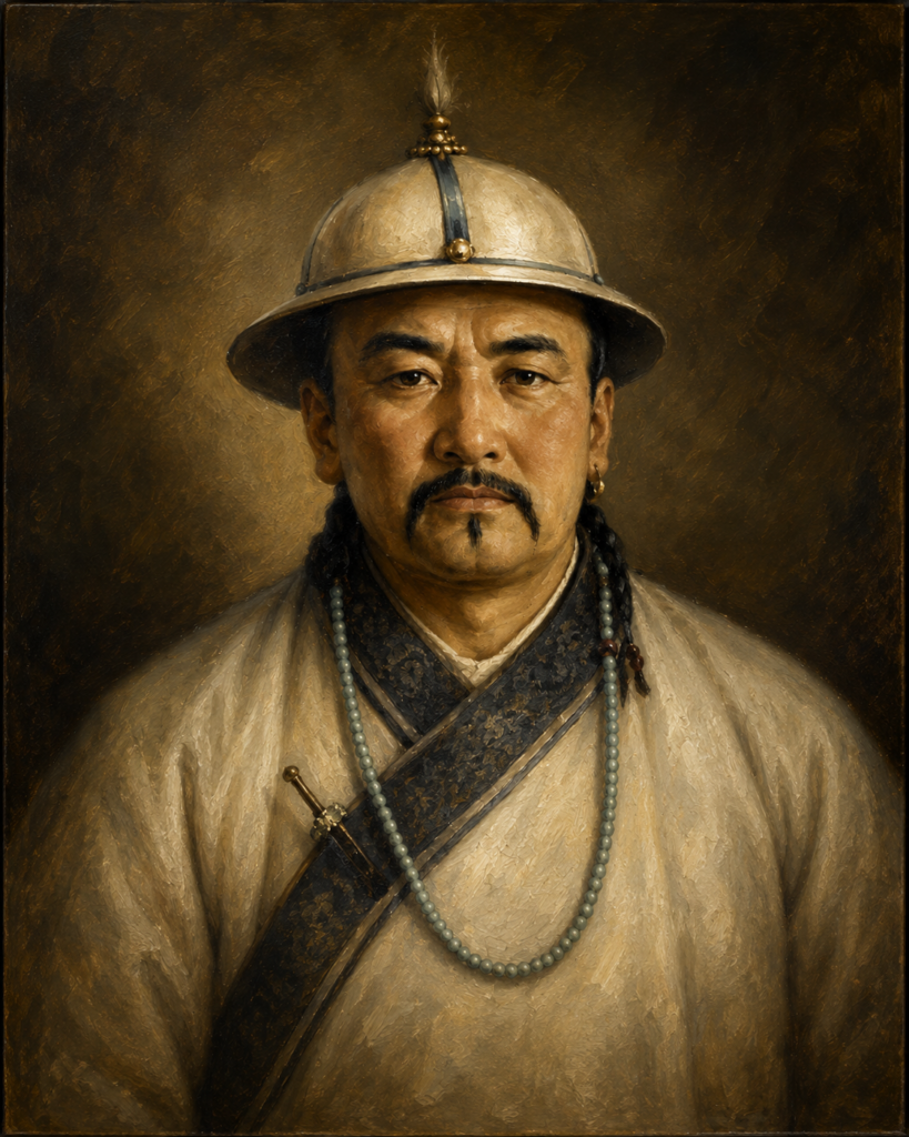 Portrait of Galdan Boshugtu Khan