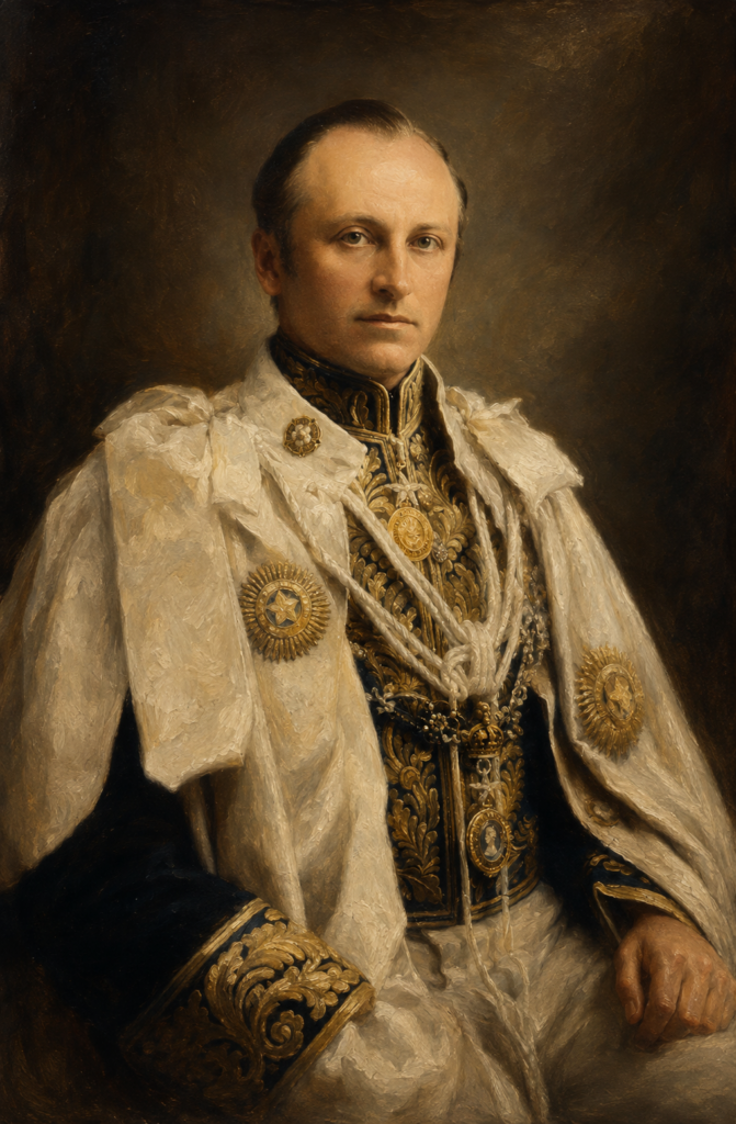 Portrait of George Curzon, 1st Marquess Curzon of Kedleston