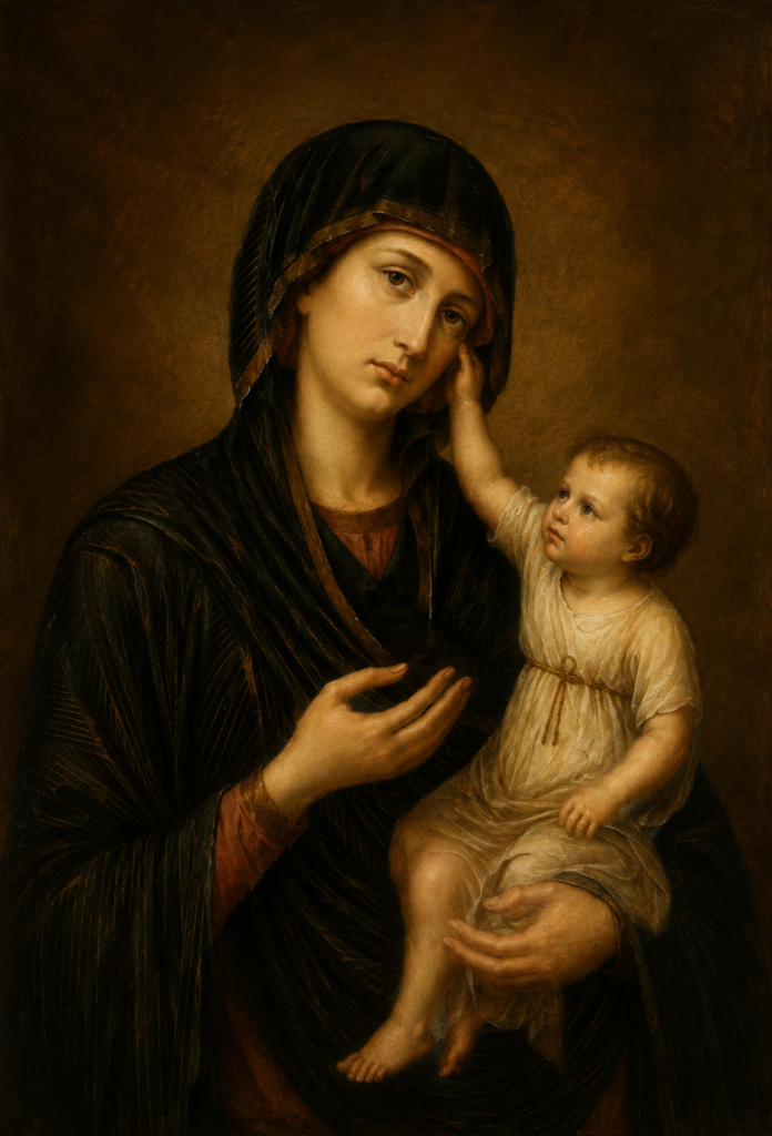 Portrait of Mary, mother of Jesus