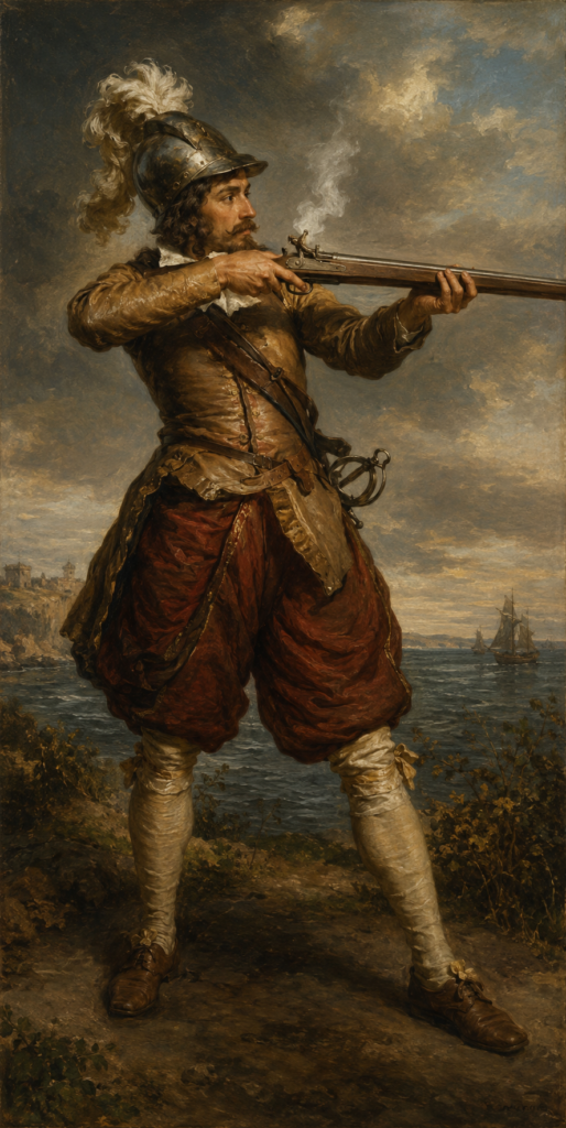 Portrait of Samuel de Champlain